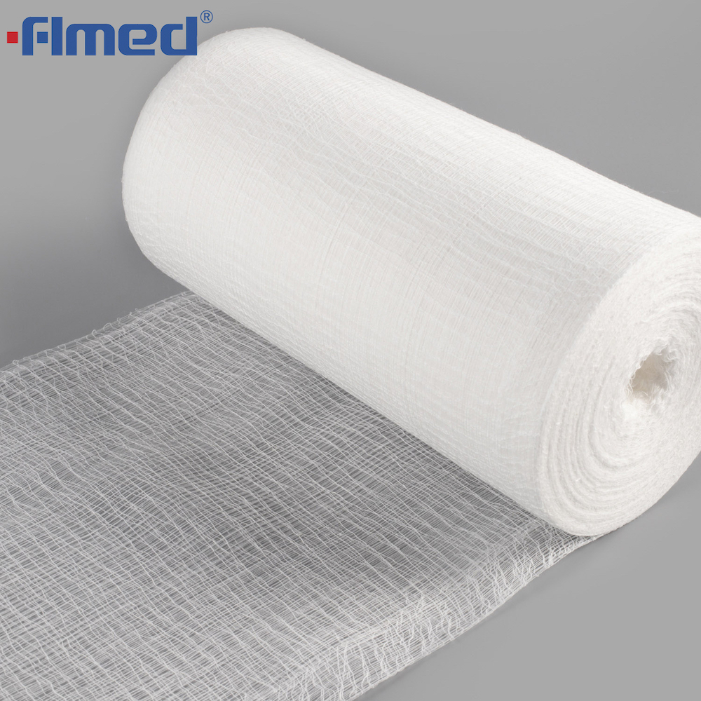 Bleached Medical Absorbent Cotton gauze roll 36X100Yds (4 PLY, 19 X 15)  from China manufacturer - Forlong Medical