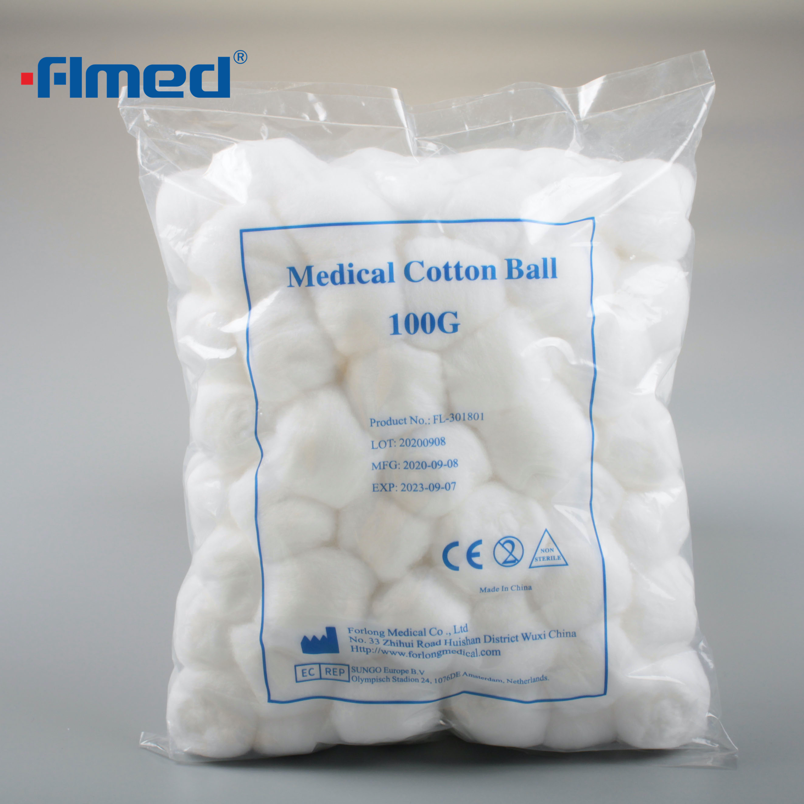 Medical Use Sterile Absorbent Bulk Colored Cotton Balls - China Colored  Cotton Ball, Collorful Cotton Balls