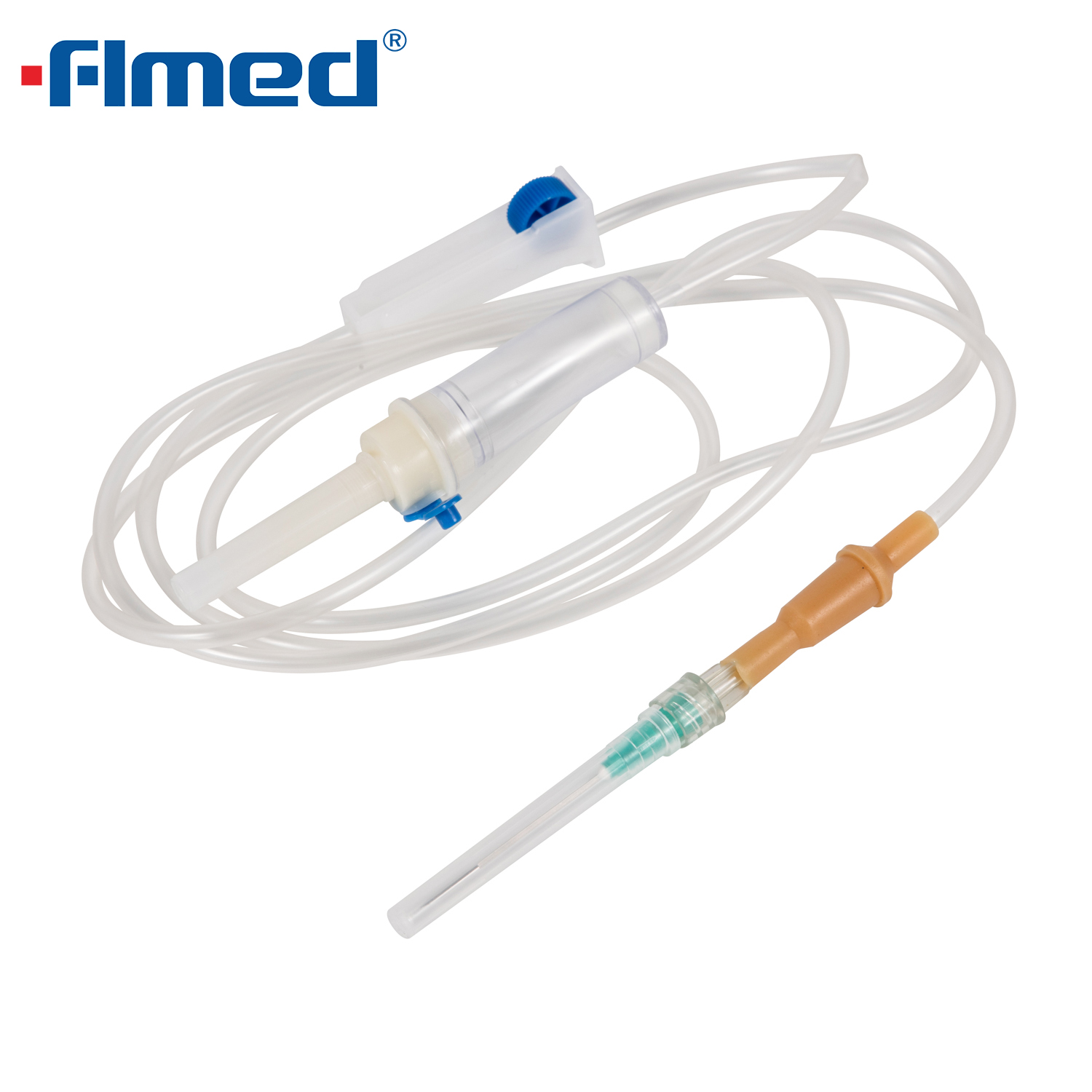 Disposable Infusion Set IV Set with Needle Luer Lock 150cm from