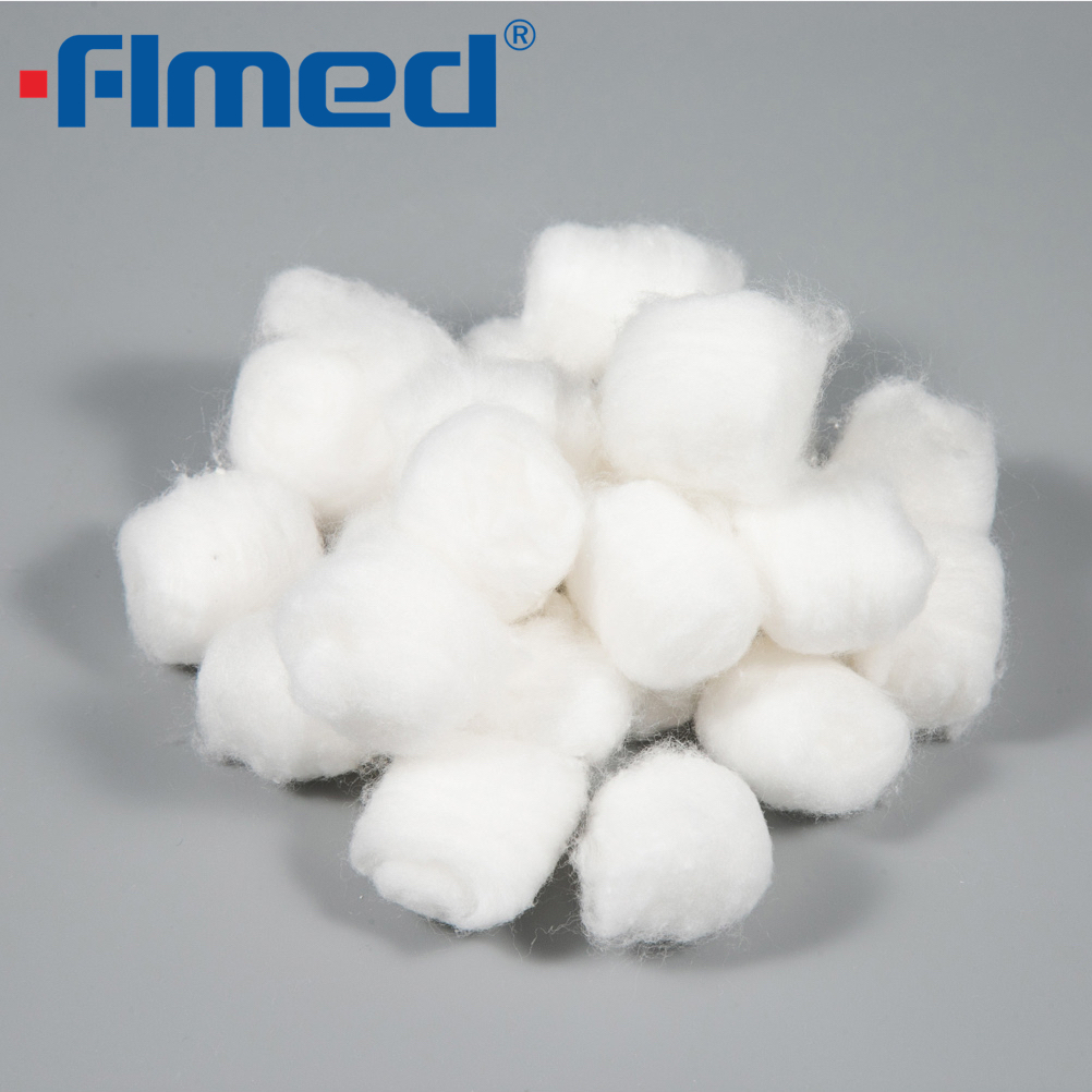 Disposable Surgical Absorbent Cotton Ball with High Quality - China Cotton  Roll, Cotton Pad