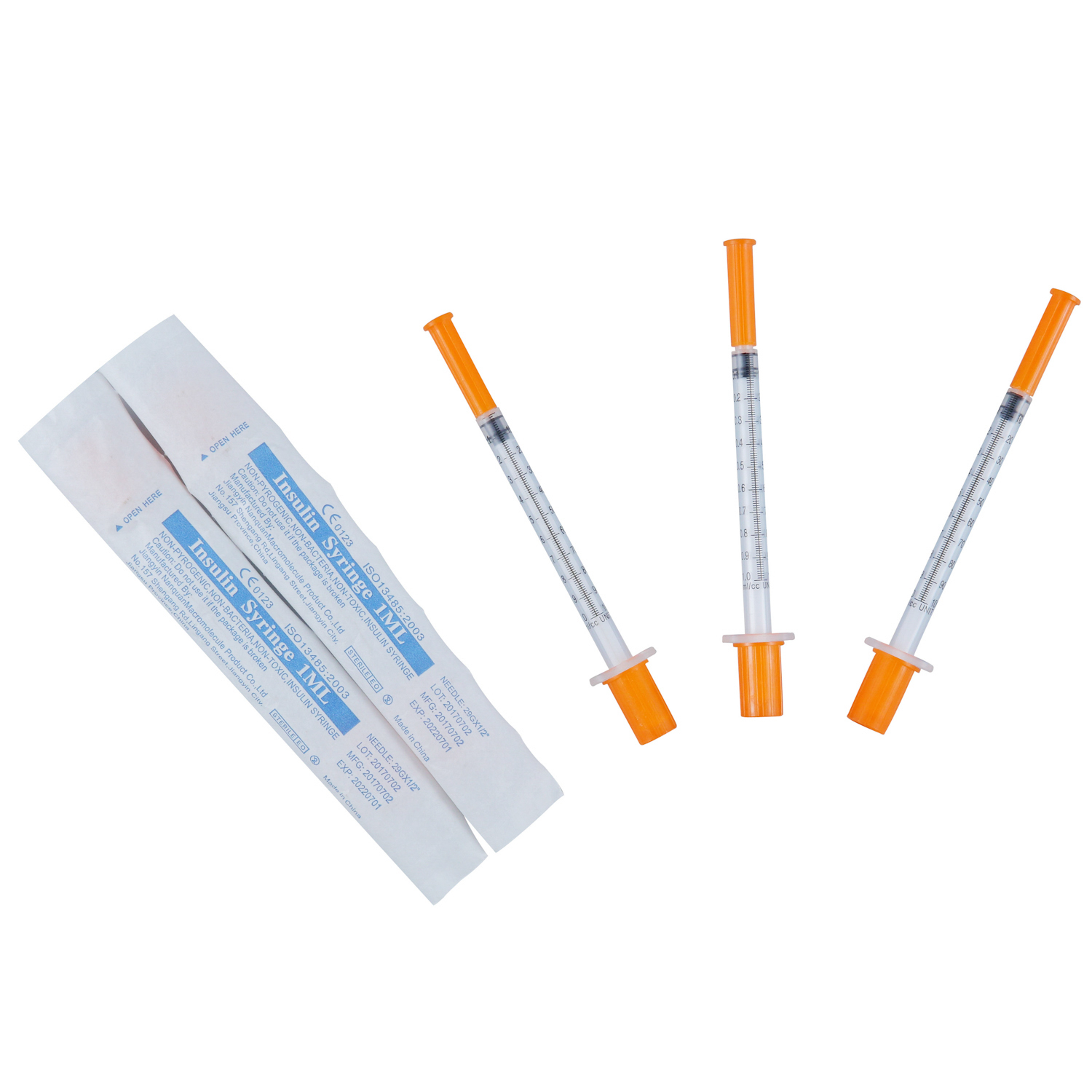 Medical Disposable Insulin Syringe 1ml With 29g 30g Needle From China Manufacturer Forlong Medical